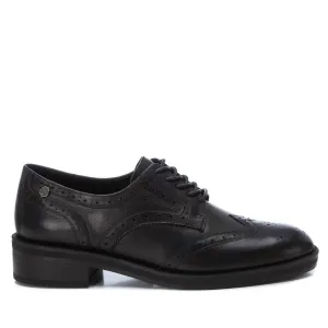 Women's Leather Moccasins In Black