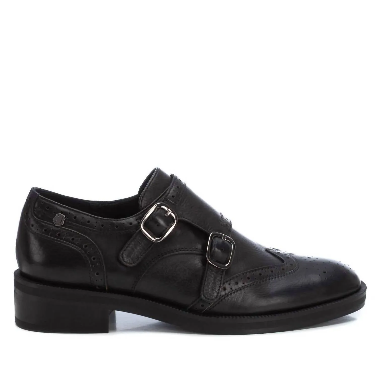 Women's Leather Moccasins In Black