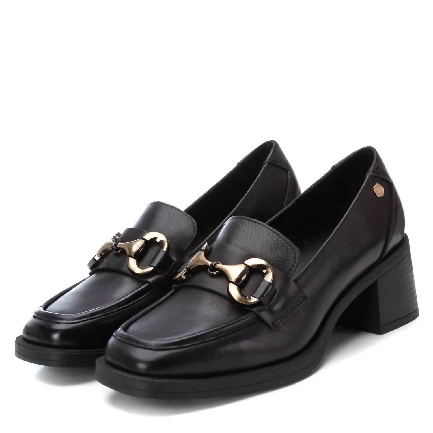 Women's Leather Moccasins In Black