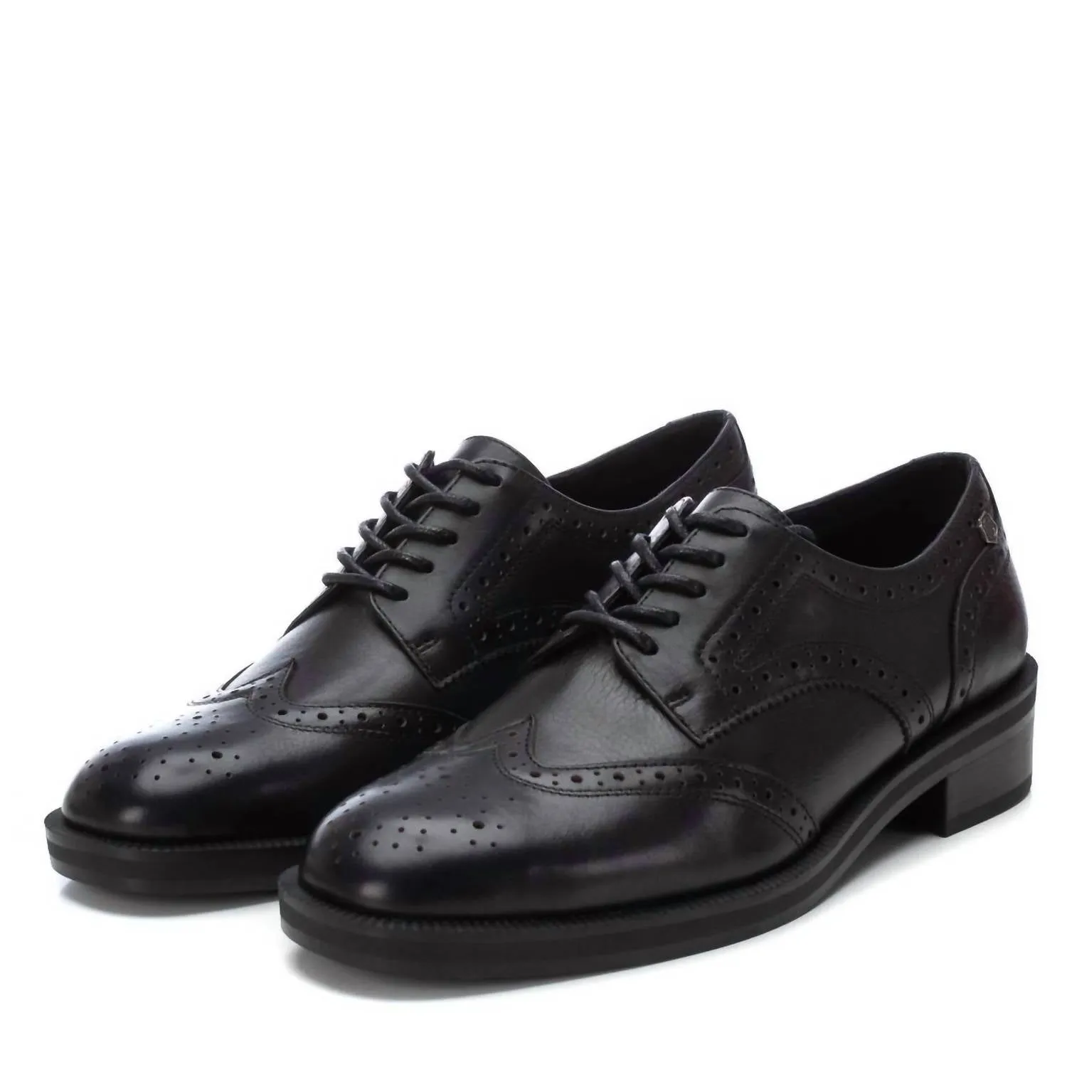 Women's Leather Moccasins In Black