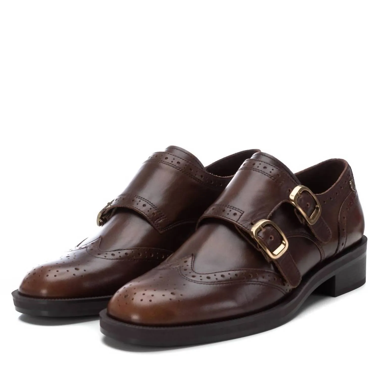 Women's Leather Moccasins In Brown