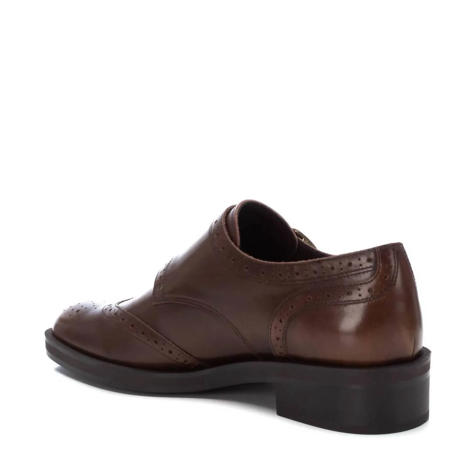 Women's Leather Moccasins In Brown