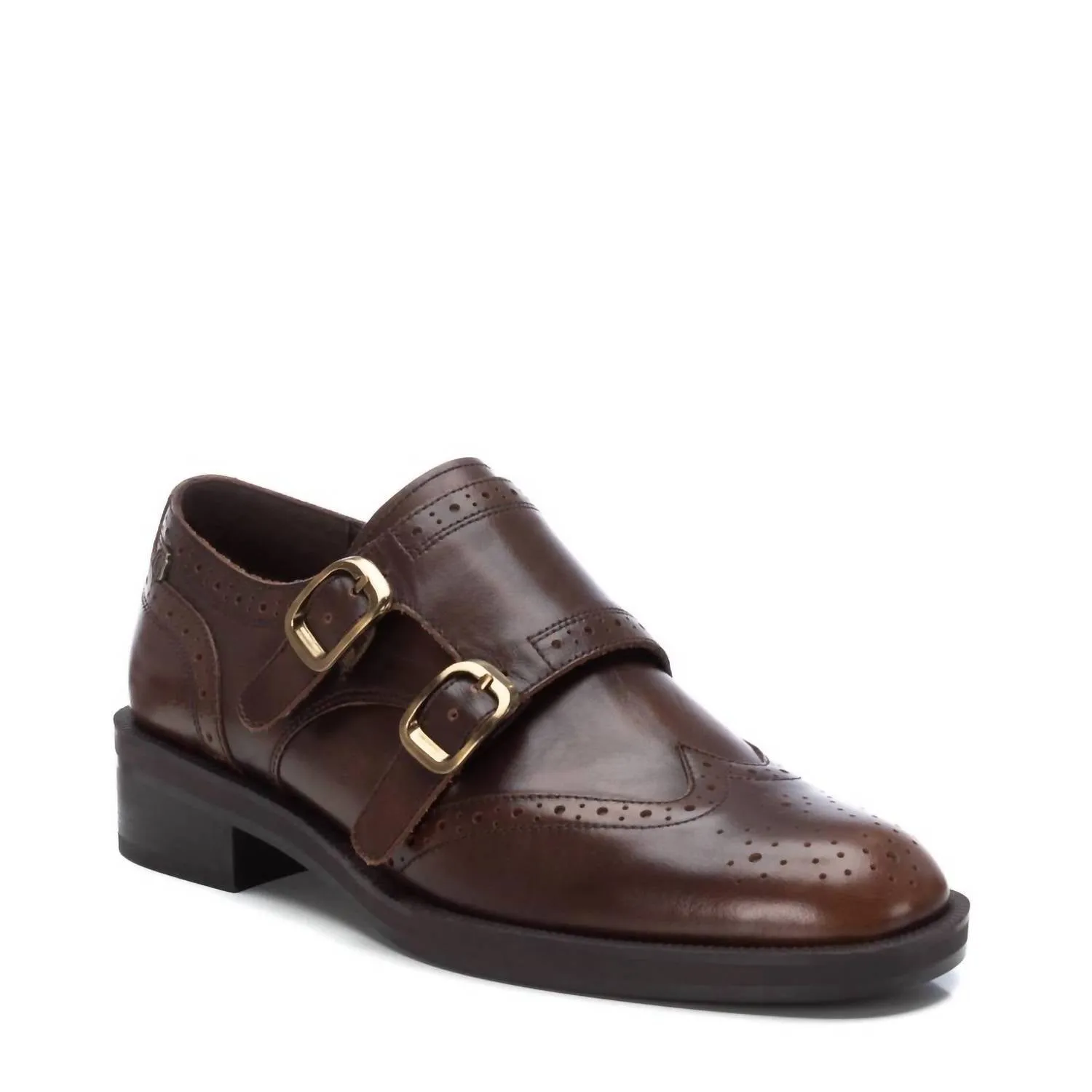 Women's Leather Moccasins In Brown
