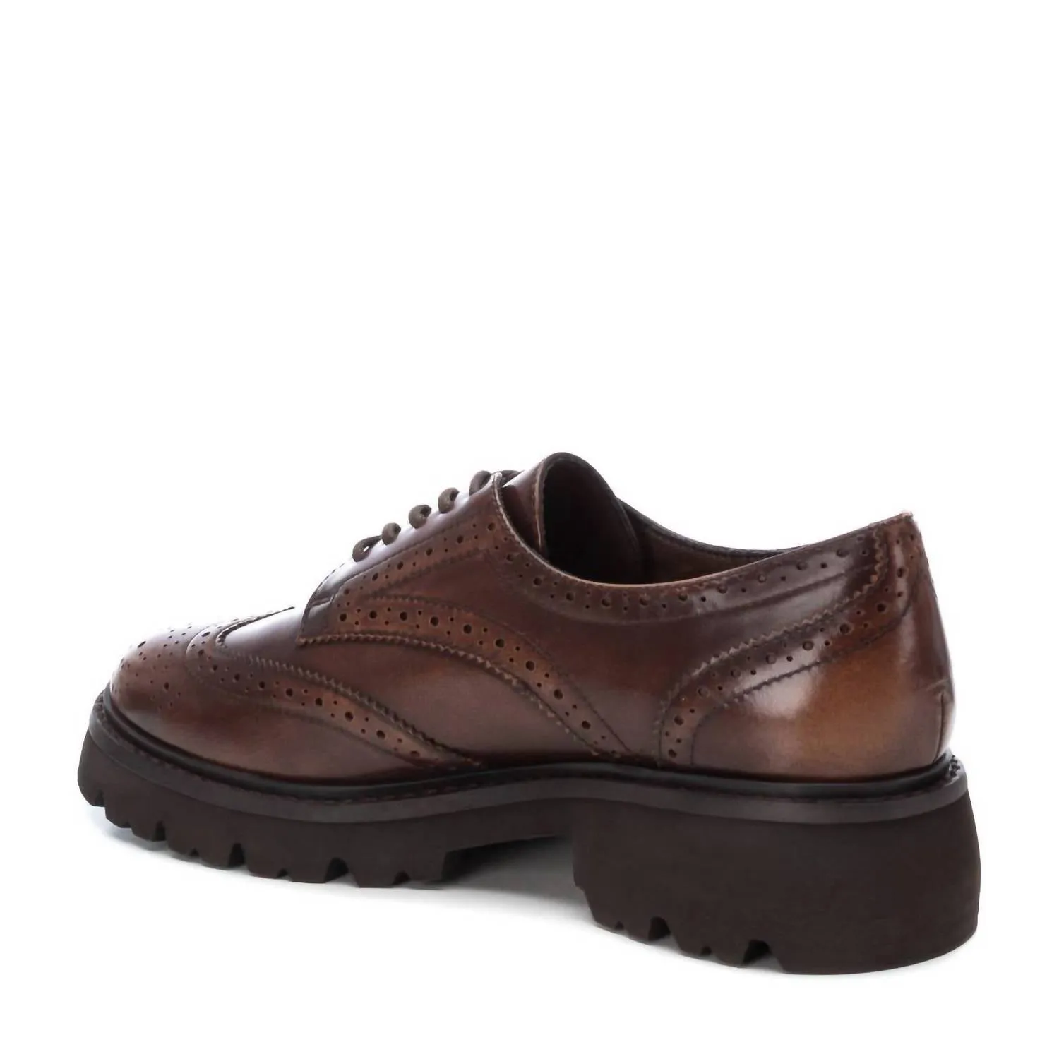 Women's Leather Moccasins In Brown