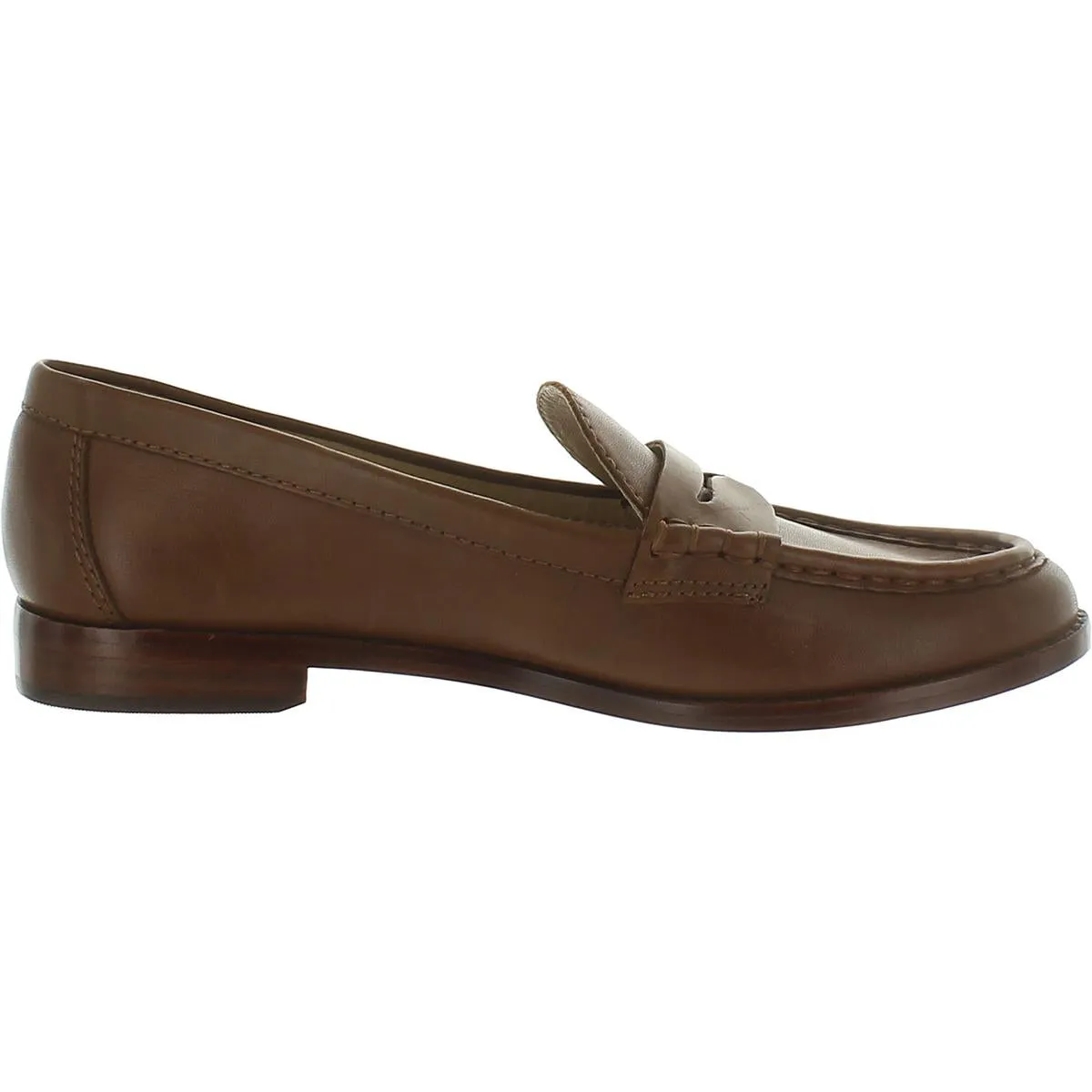 Womens Leather Slip-On Loafers