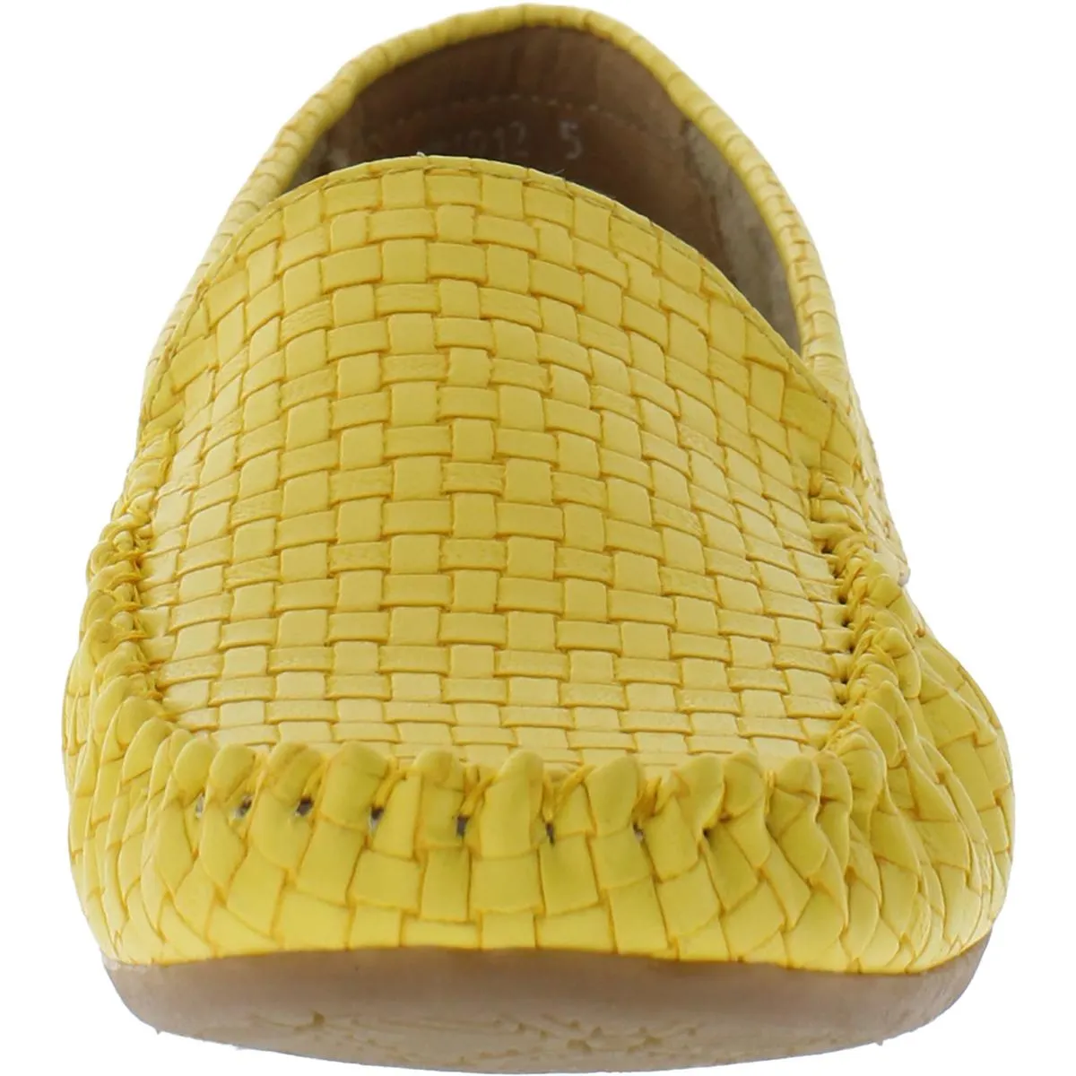 Womens Leather Slip On Loafers