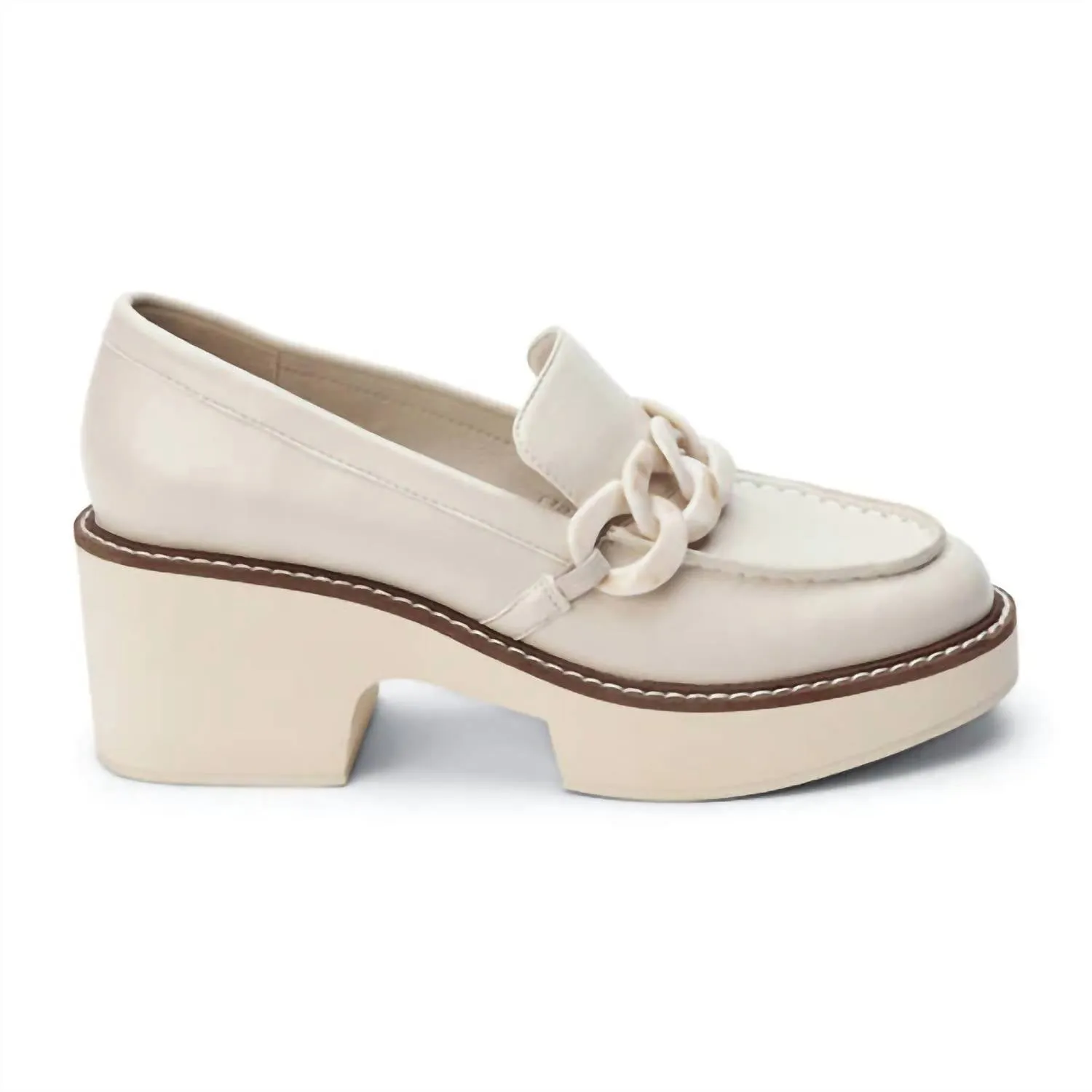 Women's Louie Platform Loafer In Bone