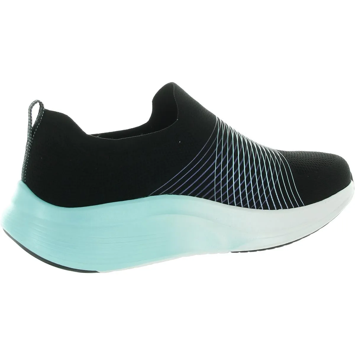 Womens Memory Foam Man Made Slip-On Sneakers