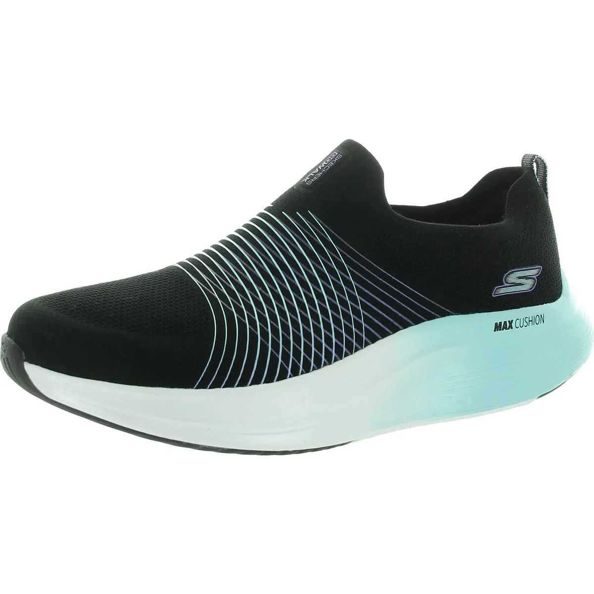 Womens Memory Foam Man Made Slip-On Sneakers