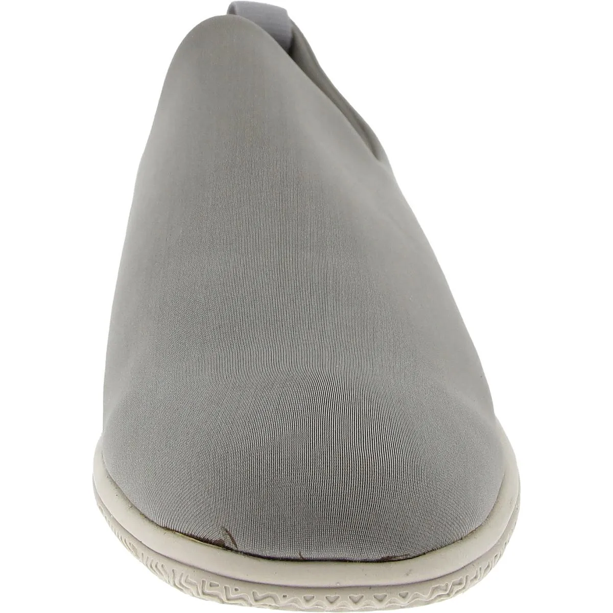 Womens Mesh Inset Leather Slip-On Sneakers