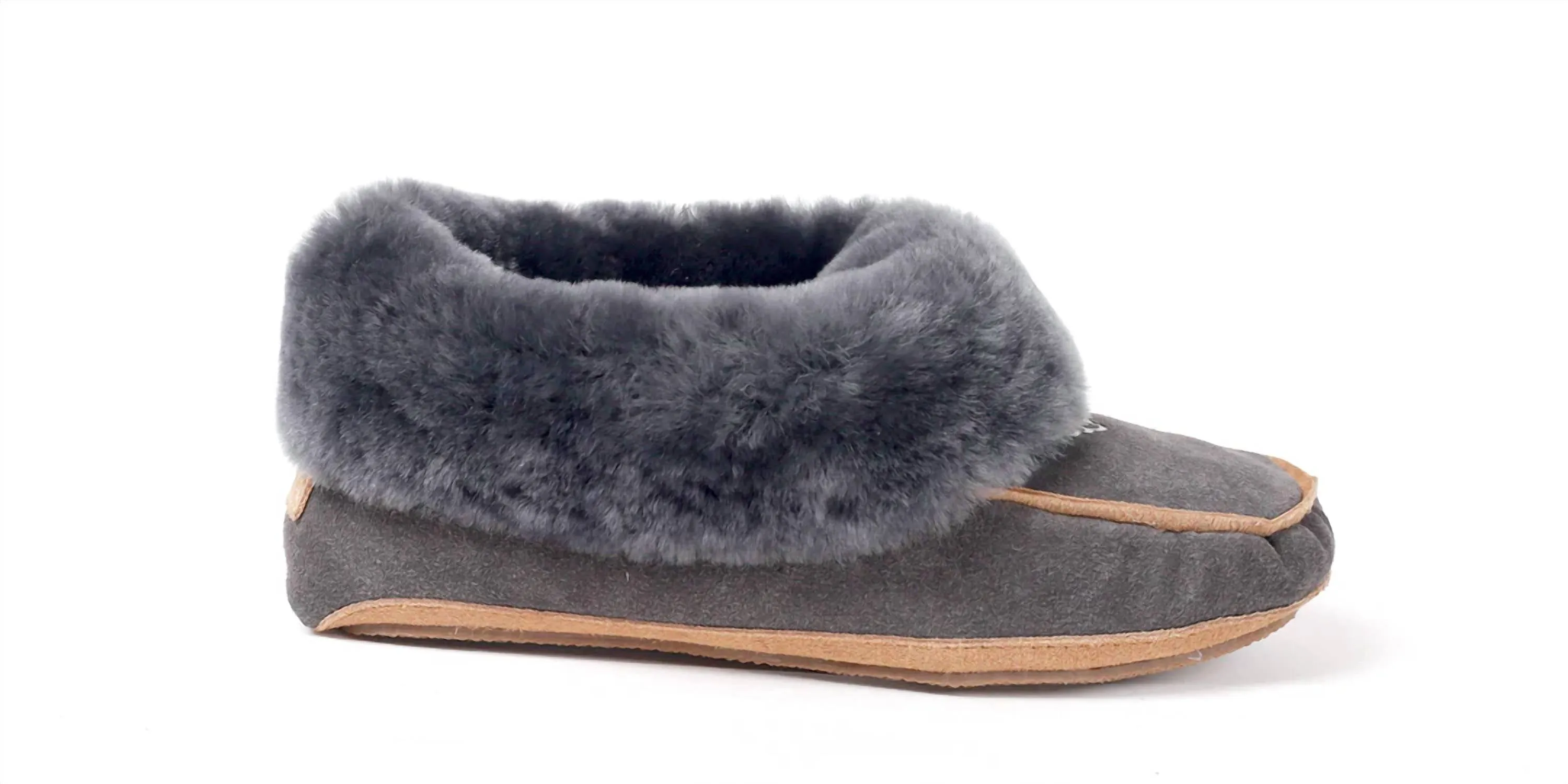 Women's Moccasin Shoes In Charcoal