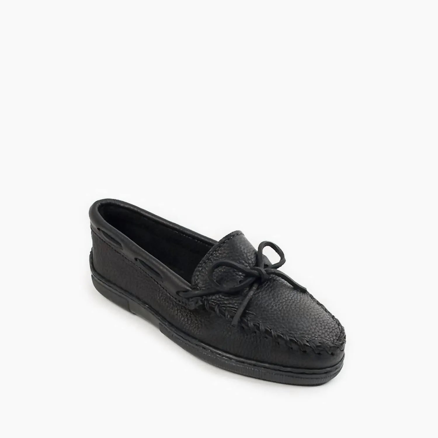 Women's Moosehide Classic Moccasin In Black
