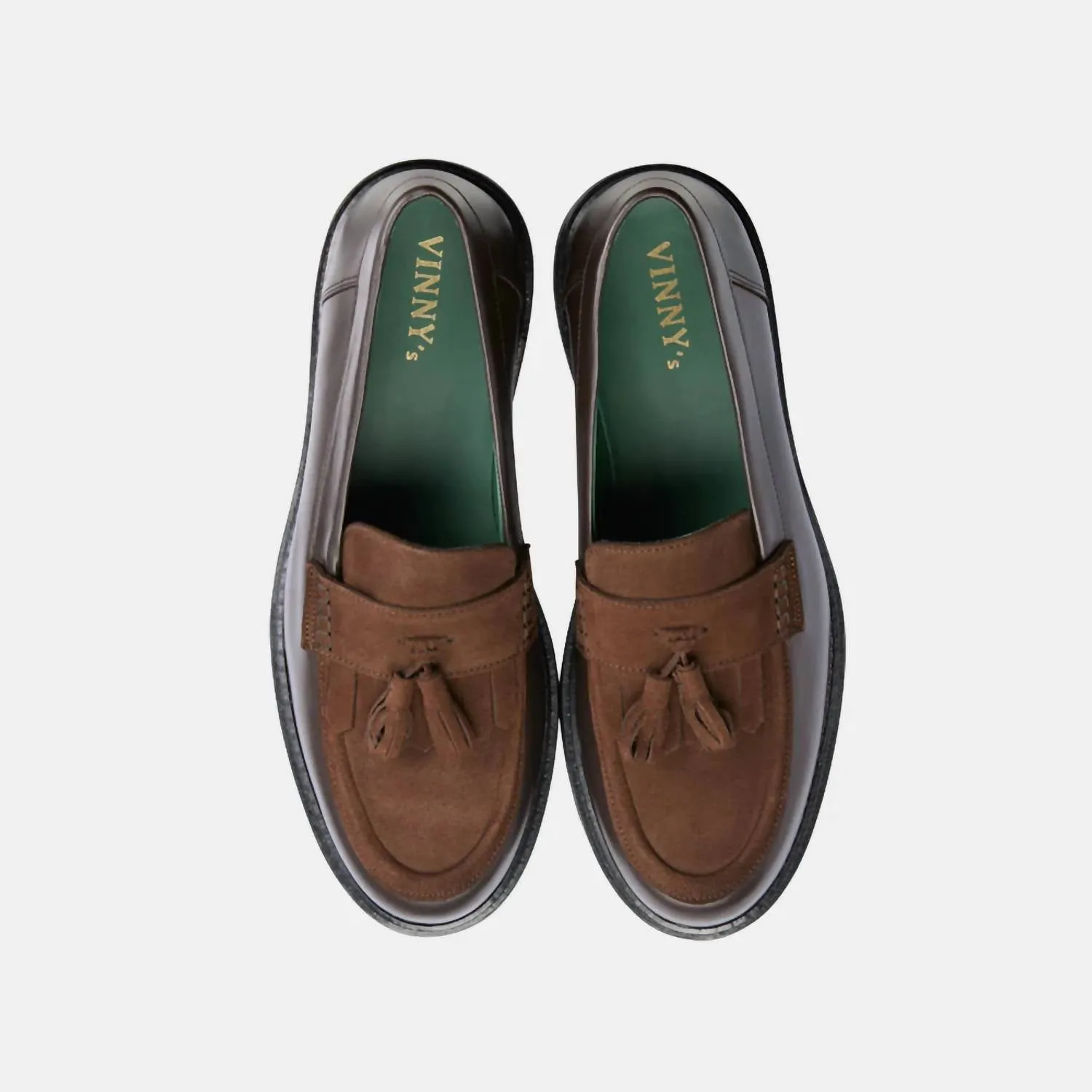 Women's Richee Penny Loafer In Crust Leather Brown Suede