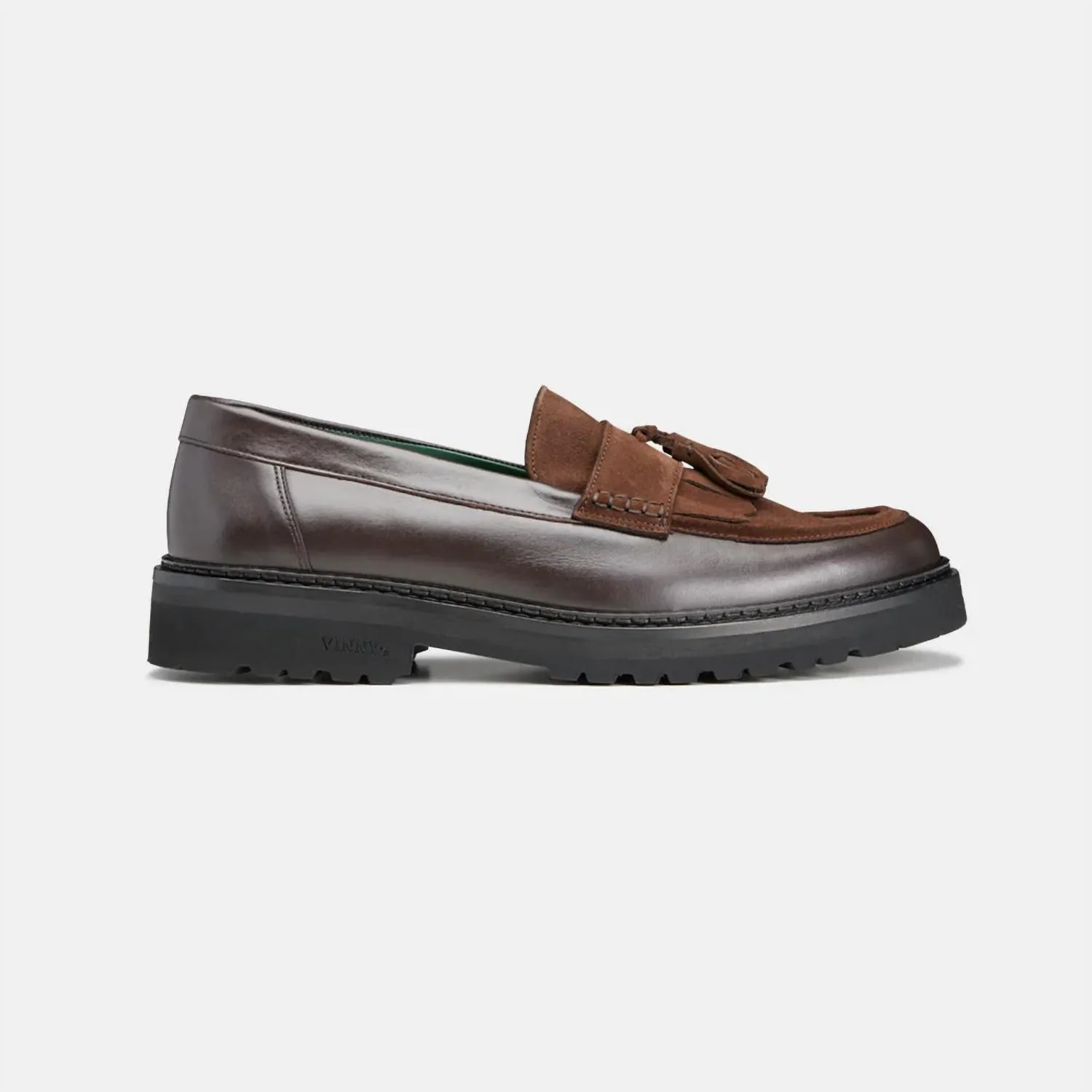Women's Richee Penny Loafer In Crust Leather Brown Suede