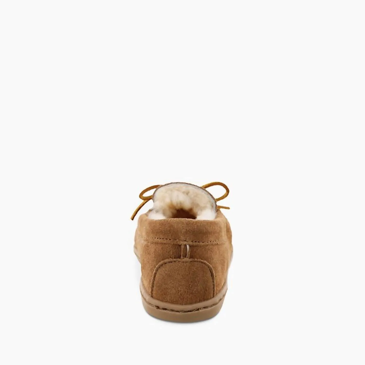 Women's Sheepskin Hardsole Moccasins In Tan