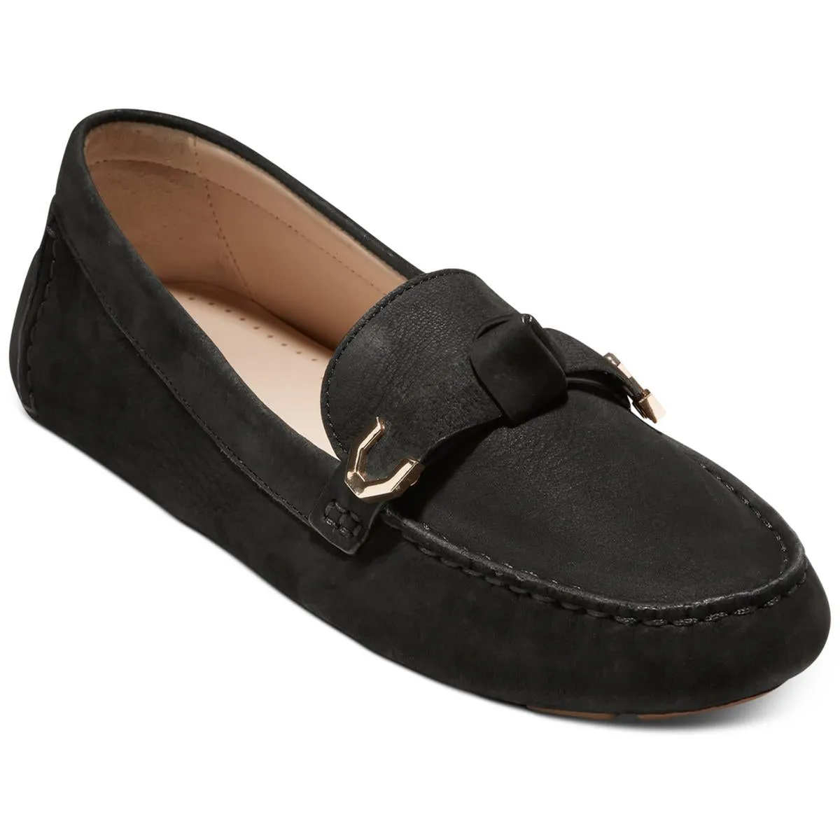 Womens Slip On Leather Loafers