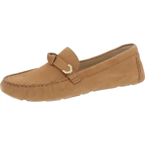 Womens Slip On Leather Loafers