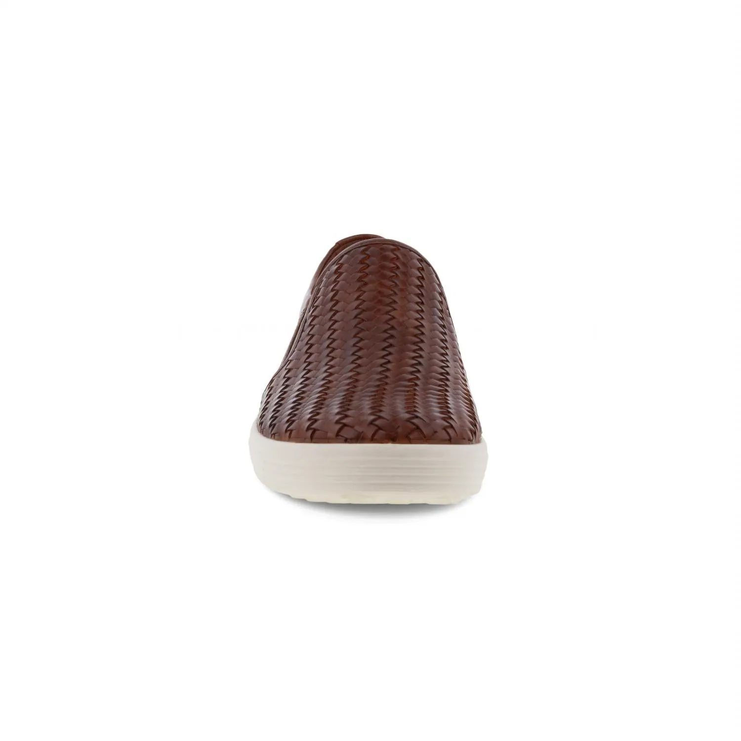 Women's Slip-On Weave Loafers In Cognac