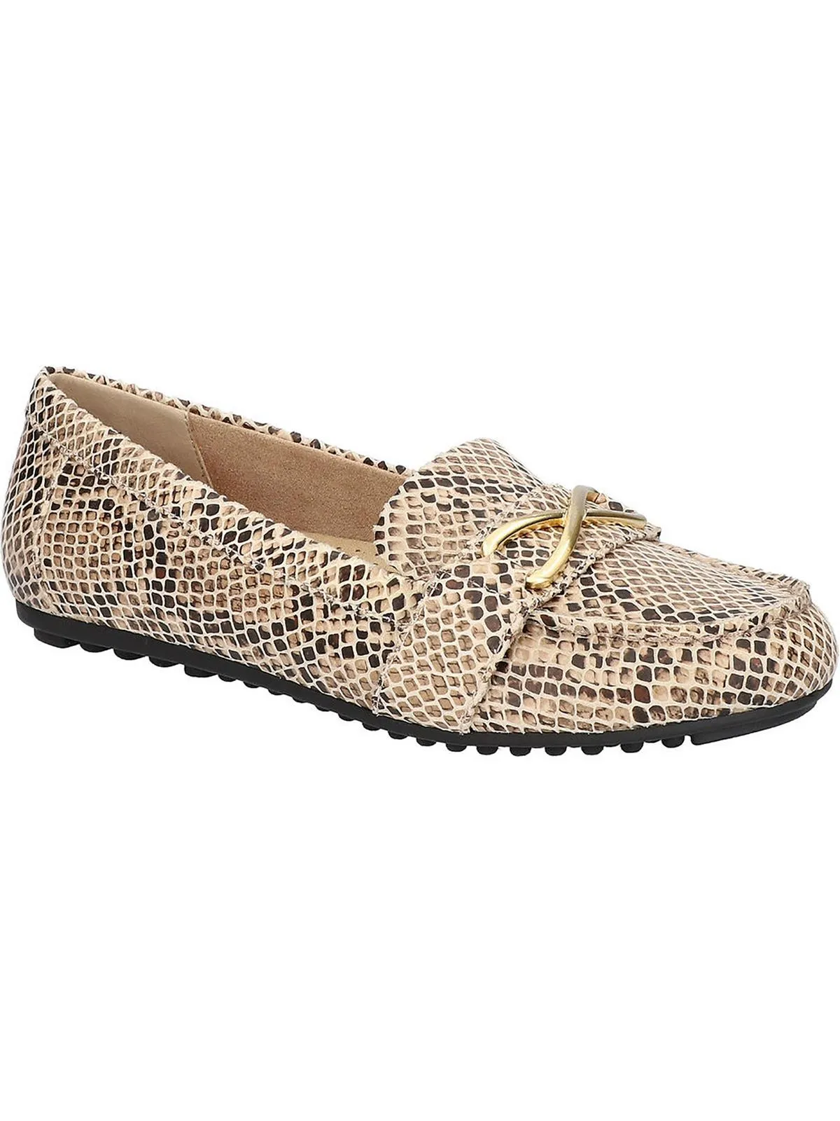 Womens Suede Slip On Loafers