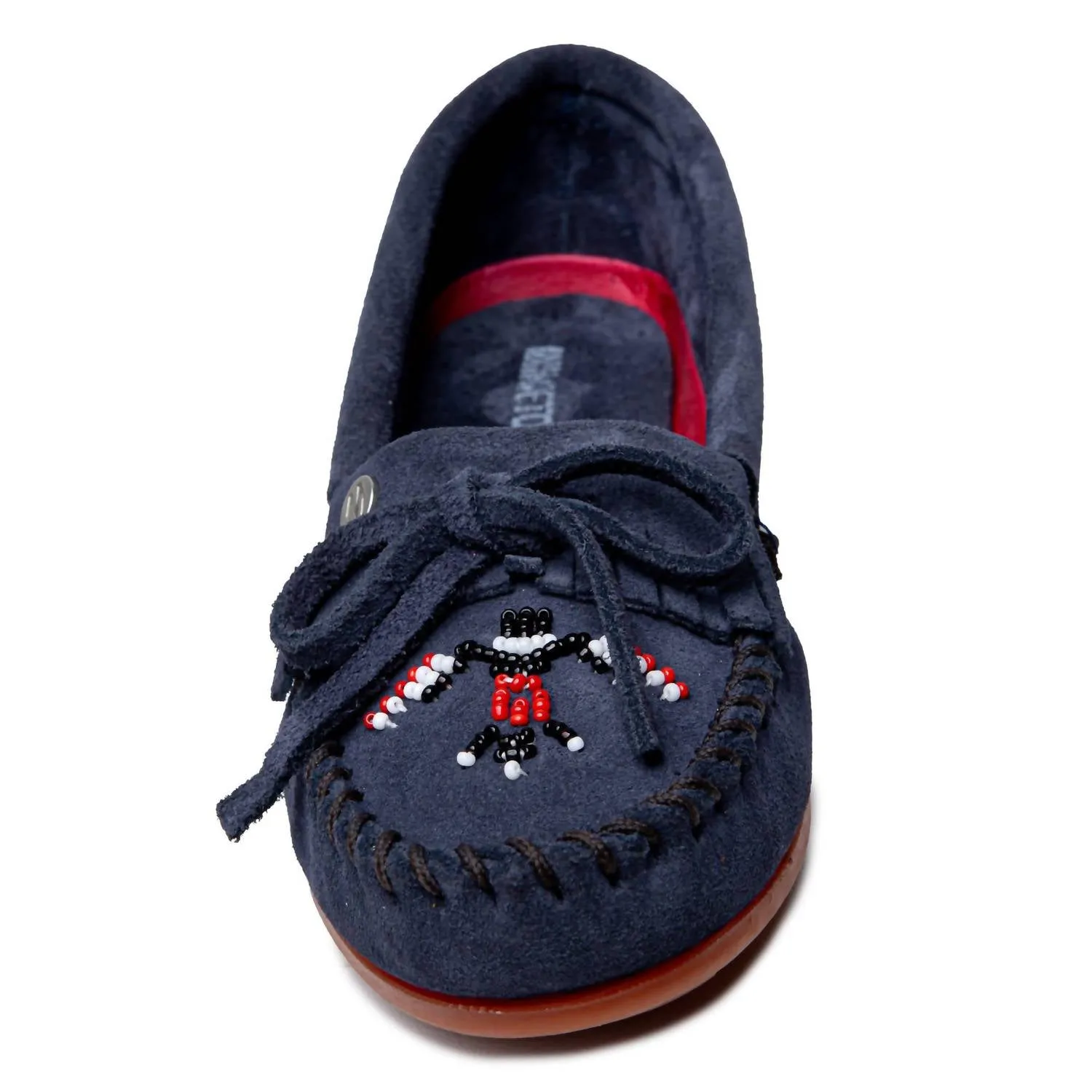 Women's Thunderbird Animikii Hardsole Moccasin In Blue Denim
