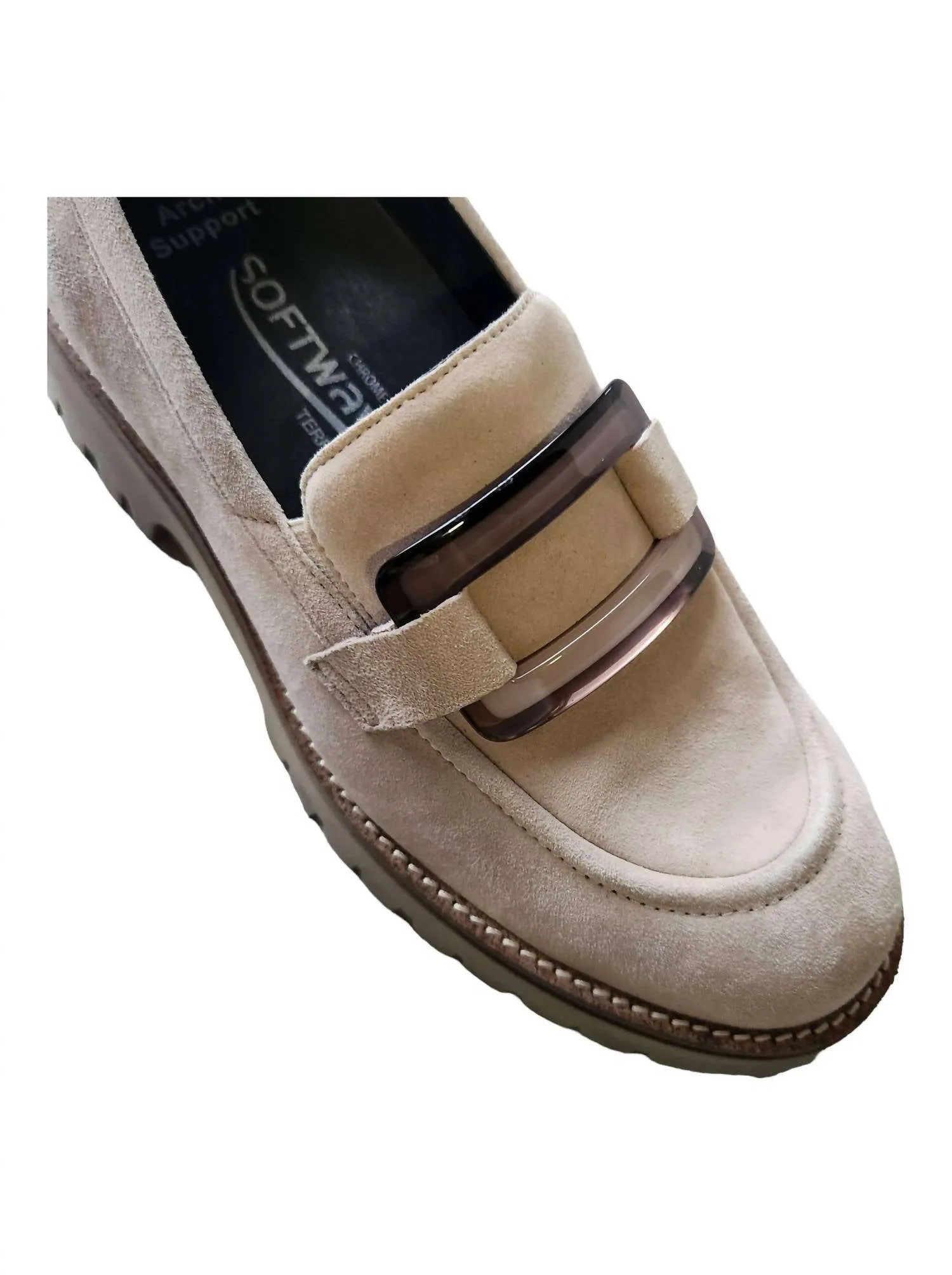 Women's Vanna Loafers In Sahara Suede