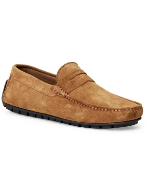 XANE Mens Leather Slip On Driving Moccasins
