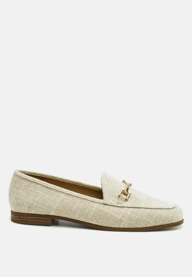 zaara solid faux suede loafers