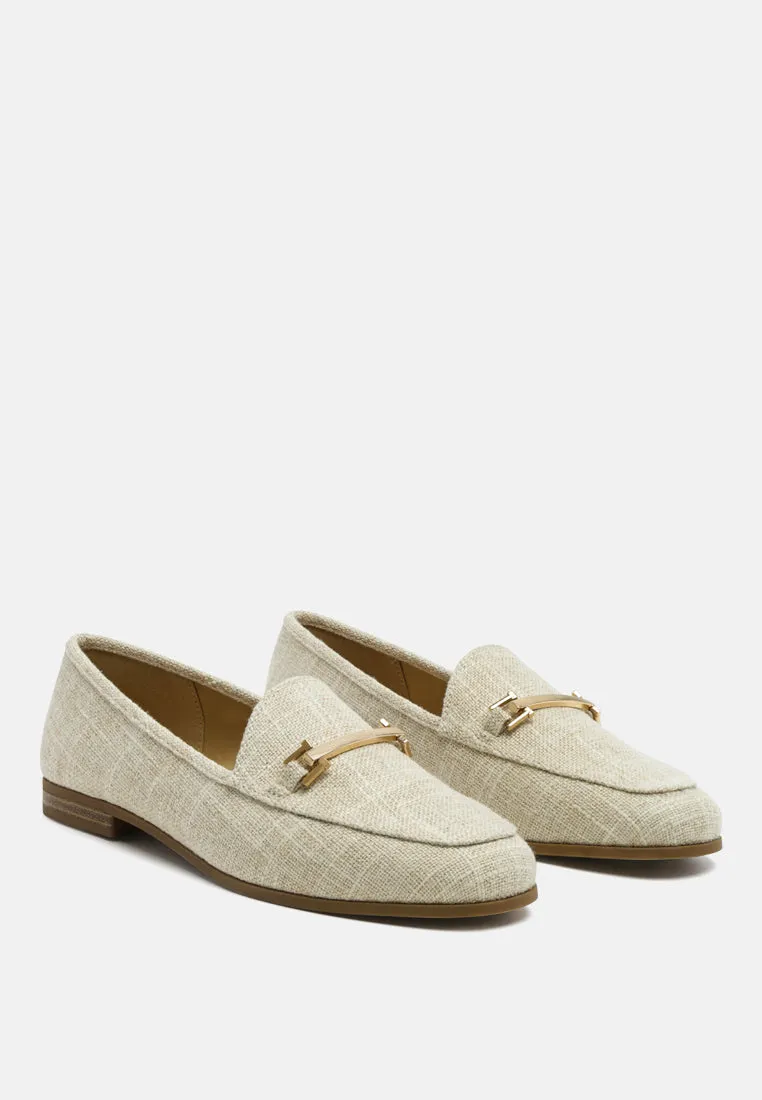 zaara solid faux suede loafers
