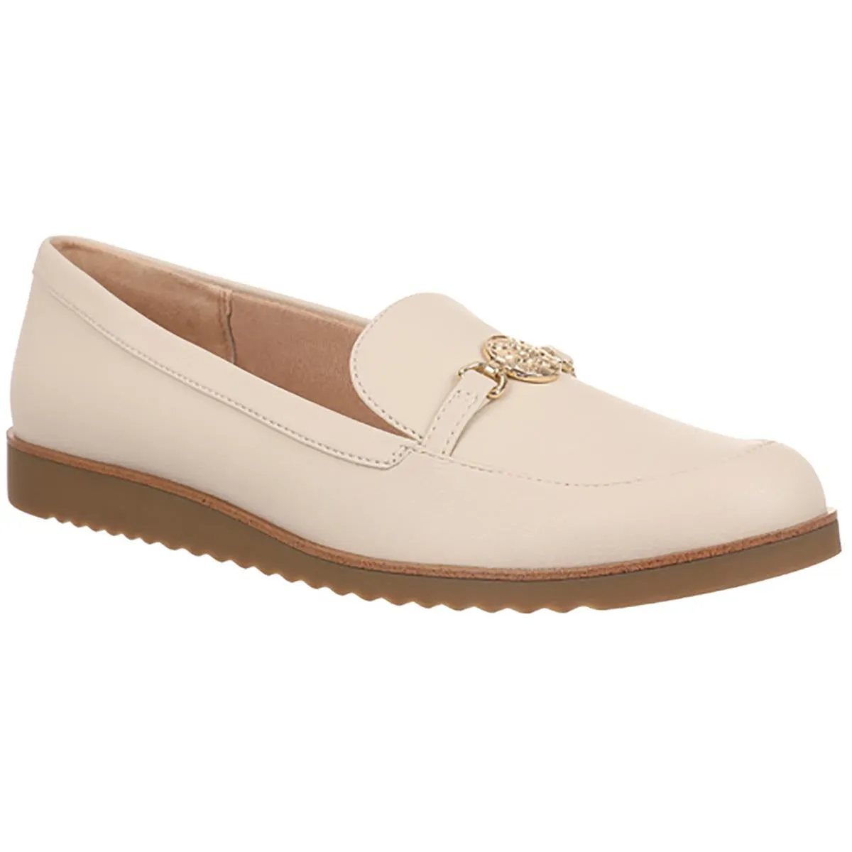Zen Womens Patent Slip On Loafers